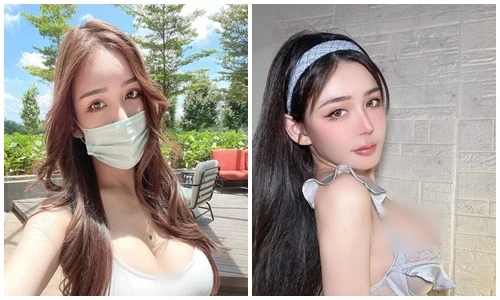 Hot girl mặc váy áo ngắn, xẻ ngực quá sâu gây phản cảm