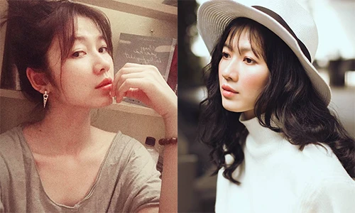 Nhan sắc hao hao Song Hye Kyo của Oanh Kiều “Tiếng sét trong mưa”