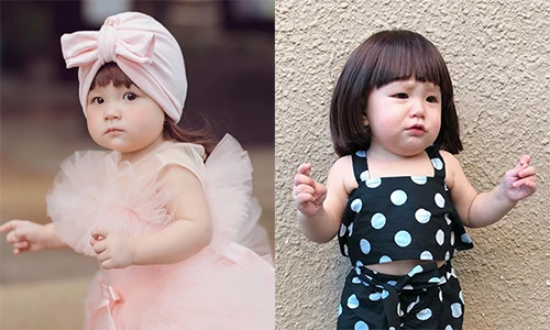 Ngắm vẻ đáng yêu hết nấc của con gái Trà Ngọc Hằng