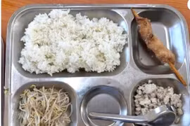 Xử lý nghiêm nếu có vi phạm vụ suất ăn bán trú "lèo tèo" giá đỗ, thịt băm