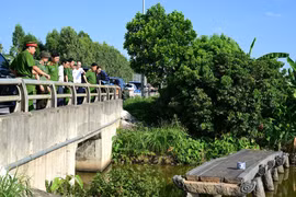 Bắt nhóm đối tượng điều xe cẩu trộm cắp cầu đá cổ ở Hải Phòng