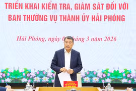 Công bố quyết định kiểm tra, giám sát Ban Thường vụ Thành ủy Hải Phòng