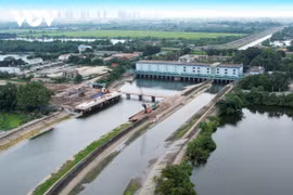 Trạm bơm Yên Sở duy trì trực 24/7, sẵn sàng tiêu thoát nước mùa mưa 2026