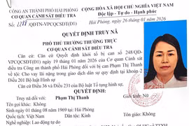 Truy nã nữ bị can cho vay lãi nặng dự án nhà ở Anh Dũng IV