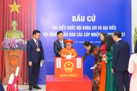 Tỷ lệ cử tri Hải Phòng bỏ phiếu bầu cử đạt 99,85%