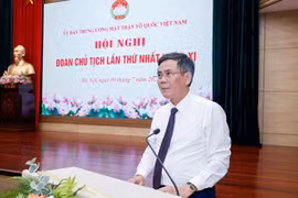 Năm 2027, tiếp tục sắp xếp tổ chức đầu mối bên trong thuộc MTTQ Việt Nam