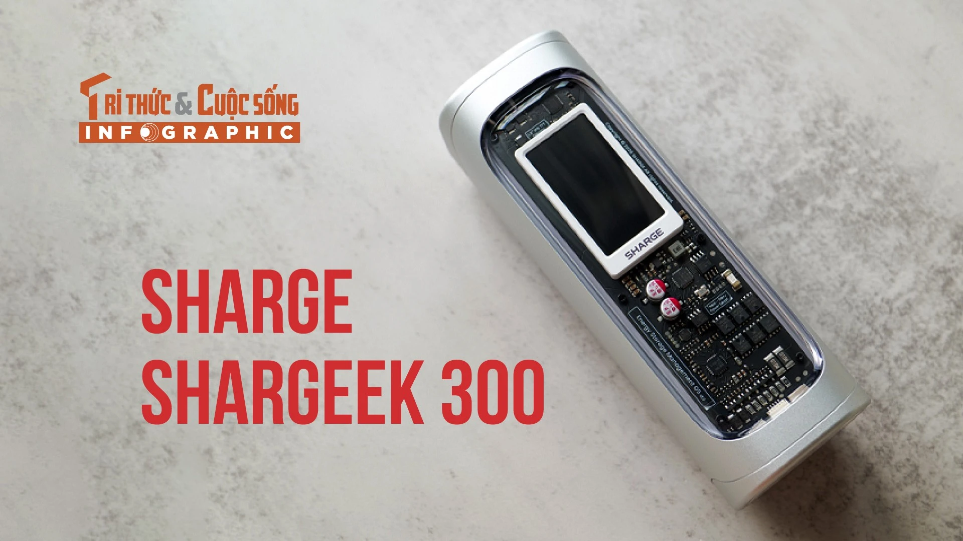 [INFOGRAPHIC] SHARGE Shargeek 300, pin dự phòng 300W cho "văn phòng di động" 
