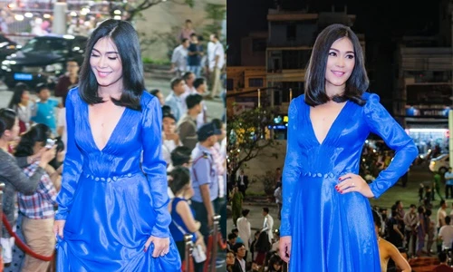 Đinh Y Nhung bất ngờ hóa bà hoàng trên thảm đỏ