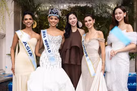 Bảo Ngọc hội ngộ Top 3 Miss World 2026 tại TP HCM