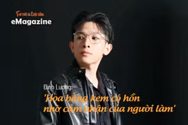 [e-Magazine] Đình Lương: 'Hoa bằng kem có hồn nhờ cảm nhận của người làm'