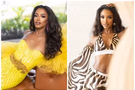 Mỹ nhân Jamaica khoe vòng eo rắn nước ở Miss Universe 2025