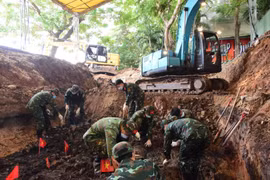 Phát hiện thêm 24 hài cốt liệt sĩ tại Công viên Lê Thị Riêng