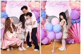 Nhã Phương khoe con gái xinh như công chúa trong tiệc sinh nhật