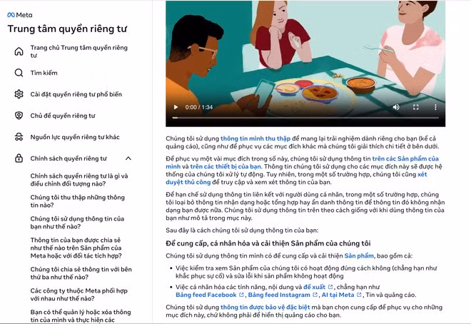 So sánh với các nền tảng như Google hay Meta, đa số chỉ khuyến nghị ngừng sử dụng dịch vụ nếu không đồng ý điều khoản, thay vì xoá tài khoản.