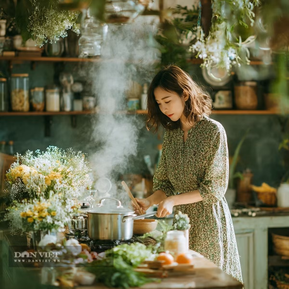 Người già dặn không để đồ đạc trong bếp bị ẩm ướt, mốc meo.