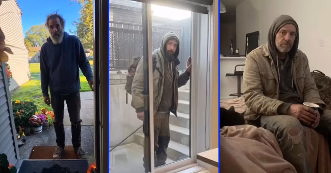 Trò đùa “ăn mày AI đột nhập” bắt nguồn từ TikTok với hashtag #homelessmanprank.