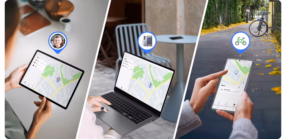 Samsung Find hiện hỗ trợ định vị thiết bị ngoại tuyến, chia sẻ vị trí với người thân và gửi cảnh báo khi thiết bị đến hoặc rời khỏi một địa điểm cụ thể, biến nó thành công cụ bổ trợ đáng giá bên cạnh hệ sinh thái Android của Google thay vì chỉ là phần mềm cài sẵn không cần thiết.