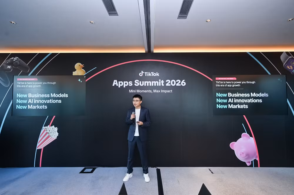TikTok đang đẩy mạnh chiến lược trở thành nền tảng giải trí "tất cả trong một" khi chính thức giới thiệu hai định dạng mới là Mini Game và Mini Drama tại sự kiện TikTok Apps Summit 2026 diễn ra ở Singapore, thu hút sự quan tâm lớn từ cộng đồng công nghệ và ngành phát triển ứng dụng.