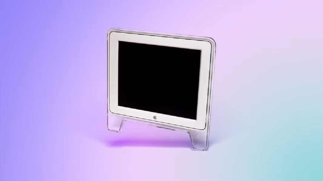 4. Studio Display ra mắt năm 1998 với thiết kế thanh lịch, màn hình LCD phẳng 15 inch gây ấn tượng trong giới công nghệ.