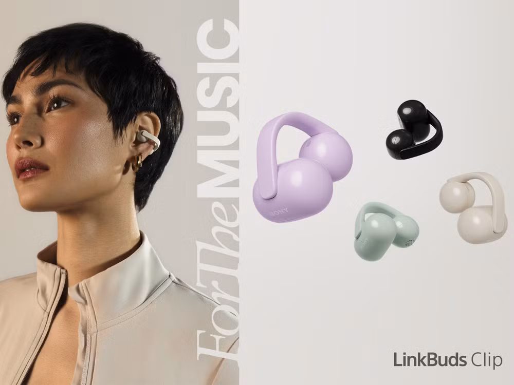 Sony chính thức giới thiệu LinkBuds Clip, mẫu tai nghe không dây mới thuộc dòng LinkBuds với thiết kế kẹp tai dạng mở.