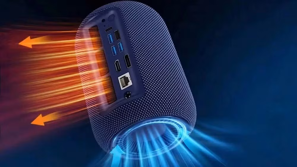 EX1 hỗ trợ đầy đủ cổng kết nối hiện đại gồm USB4 40Gbps, HDMI 2.1, DisplayPort 2.1, Wi-Fi 6 và Bluetooth 5.