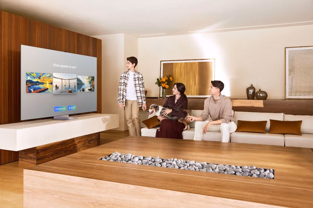 Công nghệ AI Upscaling nâng cấp hình ảnh, âm thanh lên chuẩn cao cấp, tạo nên trải nghiệm giải trí như tại rạp hoặc sân vận động.