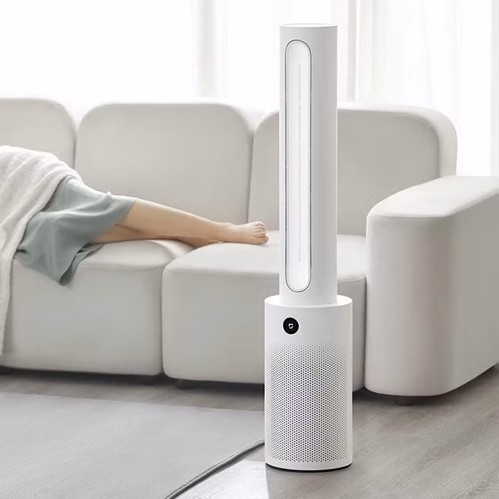 8. Quạt không cánh thiết kế hiện đại, an toàn tuyệt đối cho trẻ nhỏ và làm mát hiệu quả.