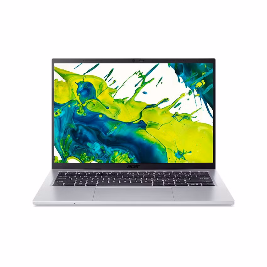 3. Acer Aspire Go 14 AG14-72P-563L có CPU Intel Core 5 120U, RAM 16 GB DDR4, SSD 512 GB và màn hình IPS 14 inch, đáp ứng nhu cầu đa nhiệm.