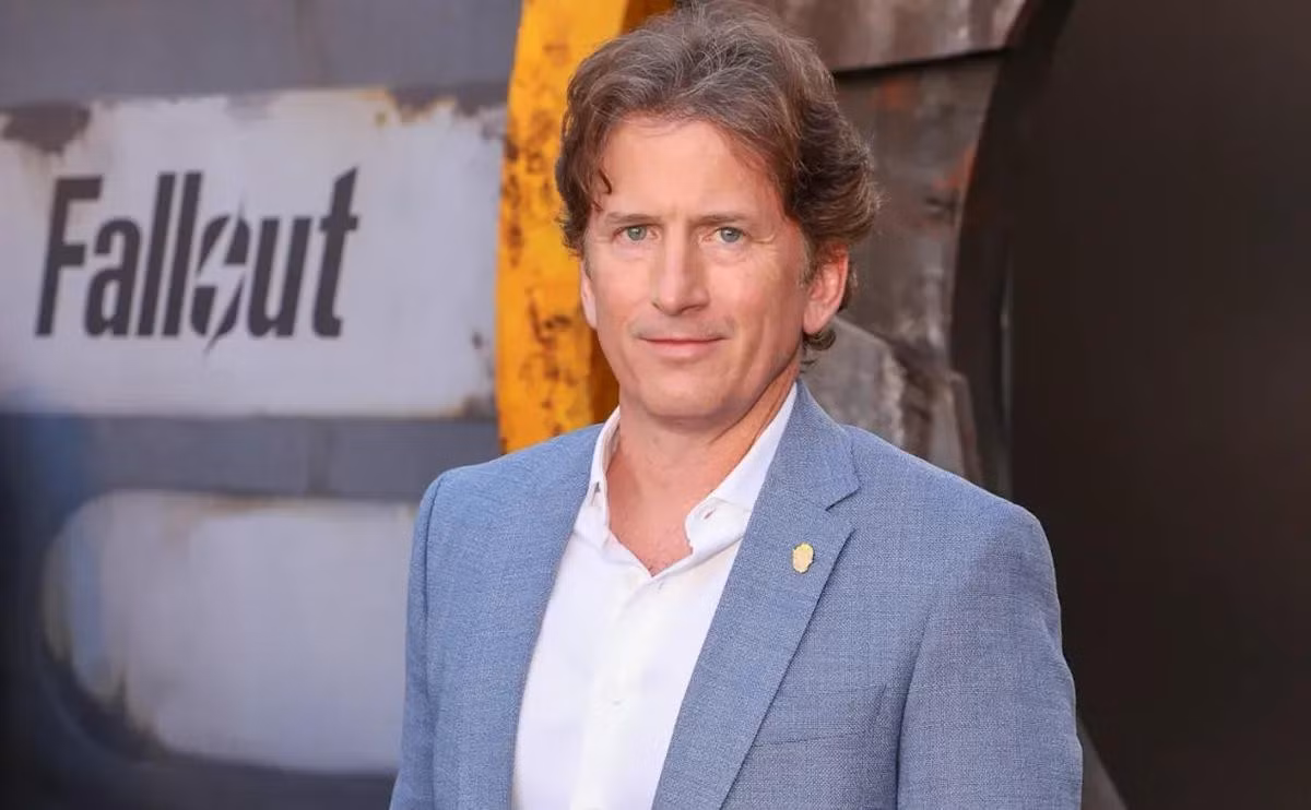 Todd Howard, Giám đốc của Bethesda Game Studios, chia sẻ quan điểm về AI tại sự kiện quảng bá series Fallout mùa hai.