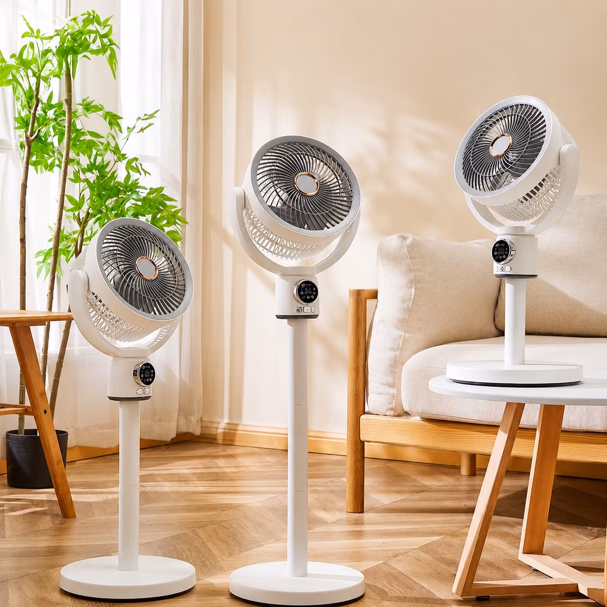 Trong khi đó, mẫu Miluxury F188 hướng đến nhóm người dùng thích thiết kế đẹp mắt với pin 8.000mAh, khả năng xoay 360 độ, 5 chế độ gió cùng đèn ngủ tích hợp, phù hợp đặt trong phòng ngủ hoặc góc làm việc cá nhân.
