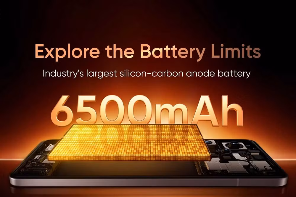 Khác với pin lithium-ion truyền thống, công nghệ này sử dụng hỗn hợp silicon và graphite ở cực âm, cho mật độ năng lượng cao hơn đáng kể, mở ra khả năng nhồi pin lớn vào thân máy nhỏ gọn.