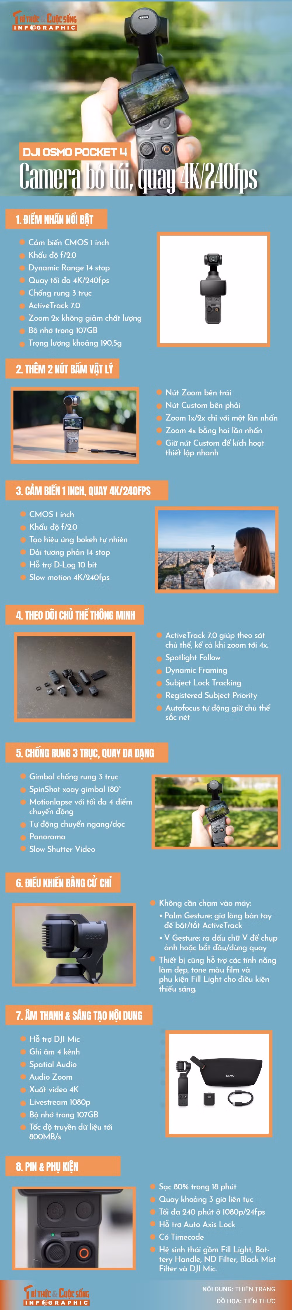 Gallery - [INFOGRAPHIC] DJI Osmo Pocket 4, camera bỏ túi, quay 4K/240fps  - image 9
