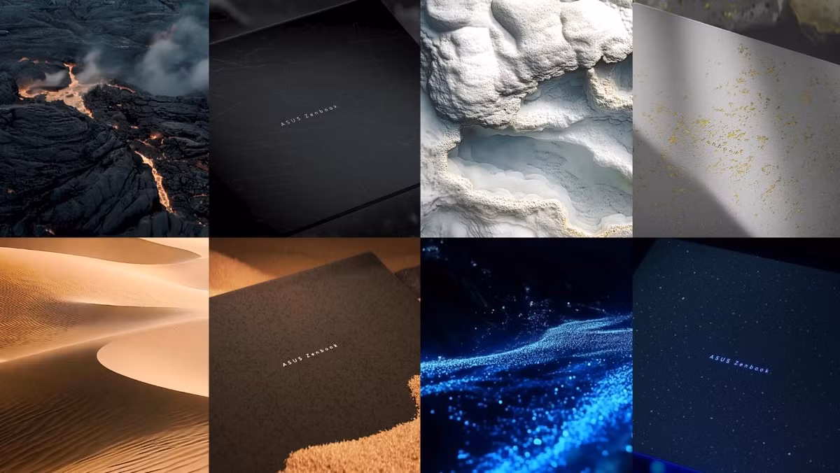 Zenbook A14 và S16 tích hợp màn hình Lumina OLED, pin lâu, vi xử lý AI và vỏ Ceraluminum™, kết hợp giữa hiệu năng và thiết kế giàu cảm xúc.