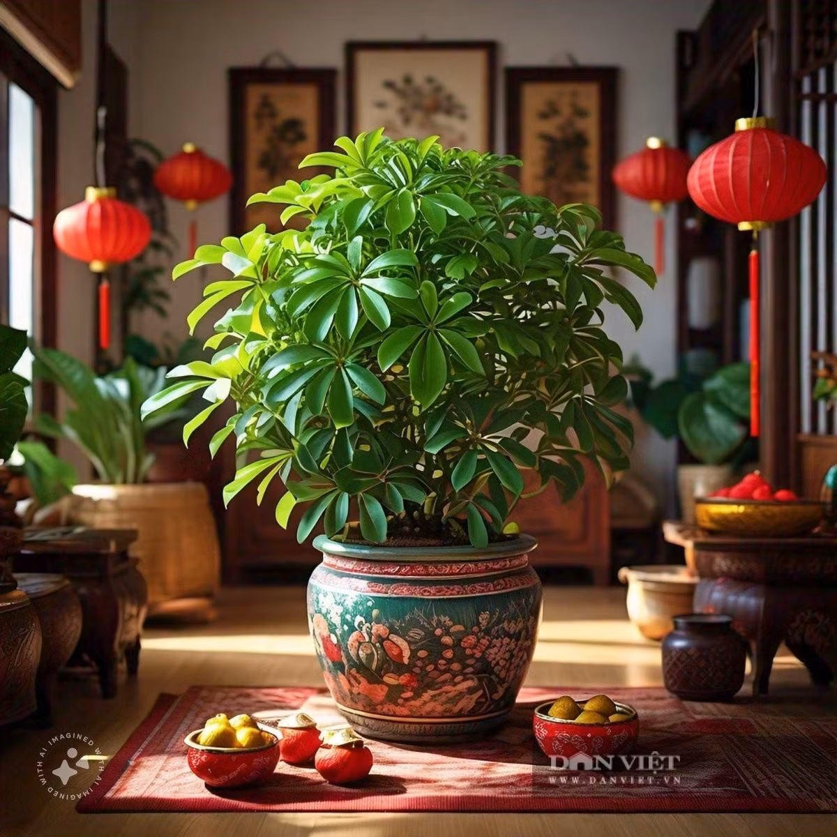 Vừa đẹp vừa khỏe, cây xanh quanh năm không lo tàn úa: Ngũ gia bì tràn đầy sức sống, xanh quanh năm, phù hợp với mọi không gian từ phòng khách, phòng ngủ đến bàn làm việc hay ban công.