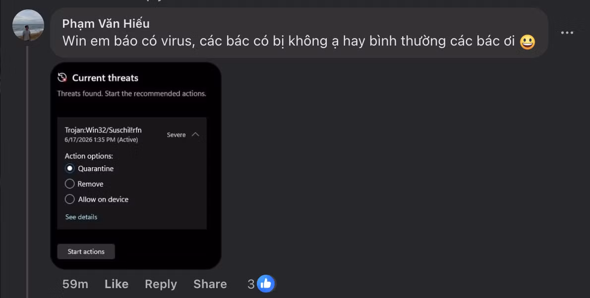 Trên các diễn đàn công nghệ và cộng đồng người dùng lớn tại Việt Nam, hàng loạt bài đăng chia sẻ hình ảnh cảnh báo từ phần mềm diệt virus đã xuất hiện, làm dấy lên nhiều tranh luận về độ an toàn của phiên bản mới nhất của bộ gõ tiếng Việt được đông đảo người dùng Windows tin tưởng sử dụng trong nhiều năm qua.