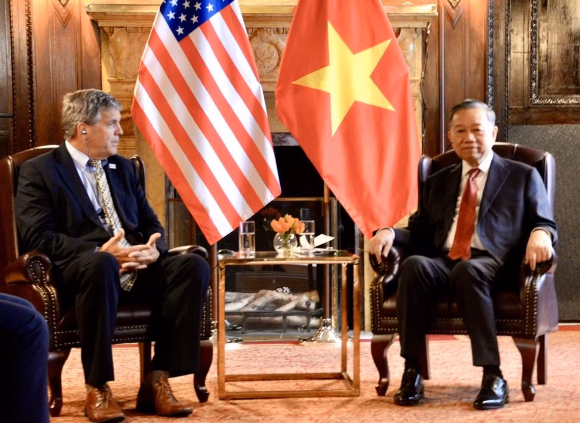 Tổng Bí thư, Chủ tịch nước Tô Lâm tiếp ông Thomas R. Hardy, quyền Giám đốc Cơ quan Thương mại và Phát triển Hoa Kỳ.