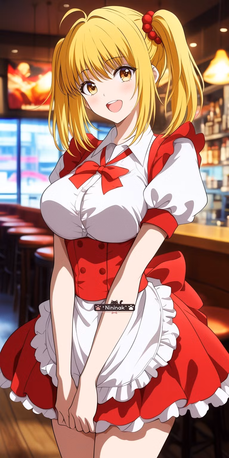 Fan ví von loạt ảnh như bước vào “maid cafe anime” ảo, nơi mọi nữ thần đều trở nên mê hoặc lạ thường.