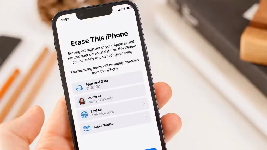Tuy nhiên, cách duy nhất để xóa hoàn toàn dữ liệu là Đặt lại toàn bộ điện thoại (Factory Reset).