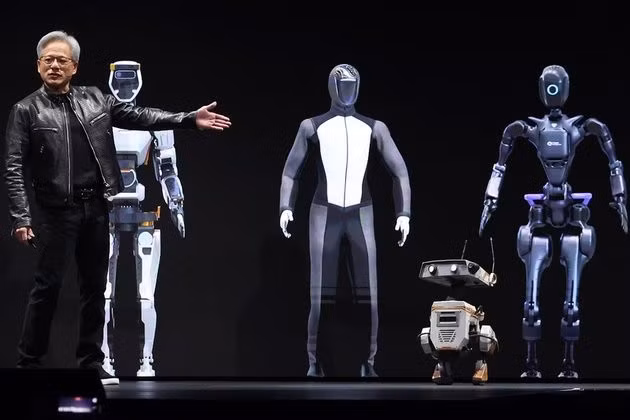 Ông cho rằng AI và robot sẽ hiện diện ở mọi lĩnh vực, từ bệnh viện, nhà máy đến nông trại.