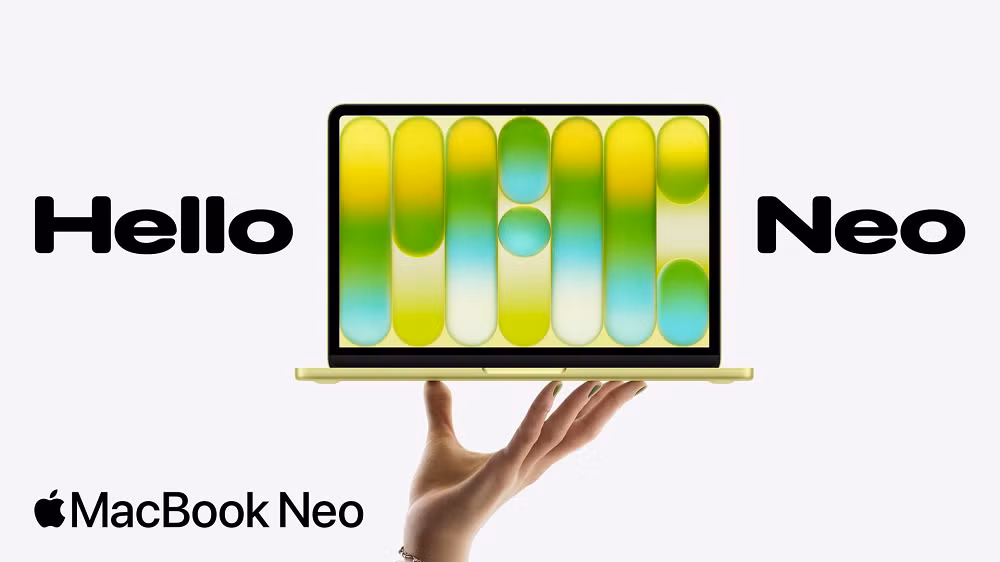 Điểm nhấn lớn nhất của MacBook Neo nằm ở việc trang bị chip A18 Pro với CPU 6 nhân và GPU 5 nhân, mang lại hiệu năng đa nhiệm vượt trội so với nhiều đối thủ dùng Intel Core Ultra 5 trong cùng tầm giá.