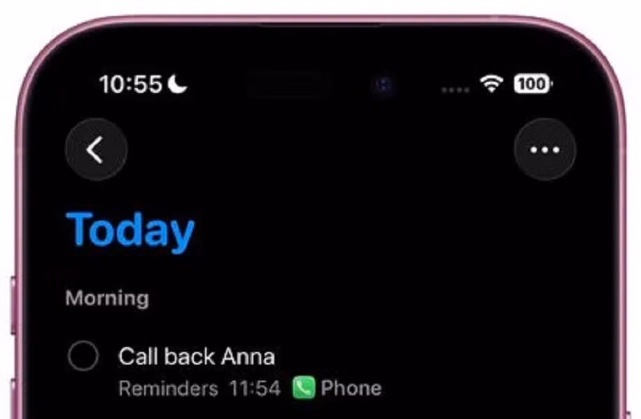 Apple cung cấp sẵn nhiều tùy chọn như nhắc sau 1 giờ, vào buổi tối, hoặc hẹn thời gian tùy chỉnh.