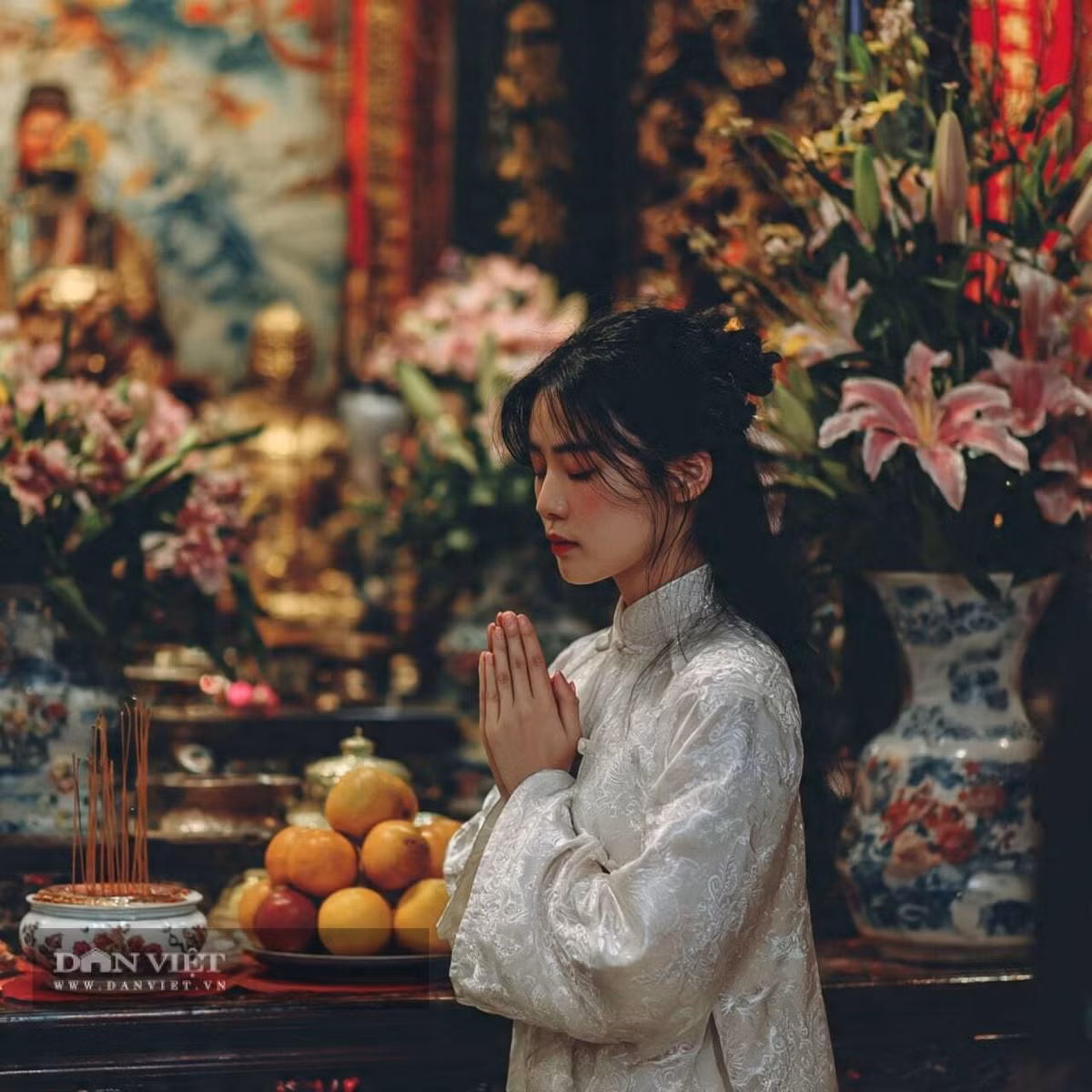 Văn khấn tỉa chân nhang ban thờ Thần Tài