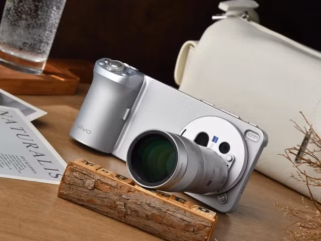 Hai ống kính tele rời từ tính, tiêu cự 200mm và 400mm, cho khả năng zoom quang học vượt trội.