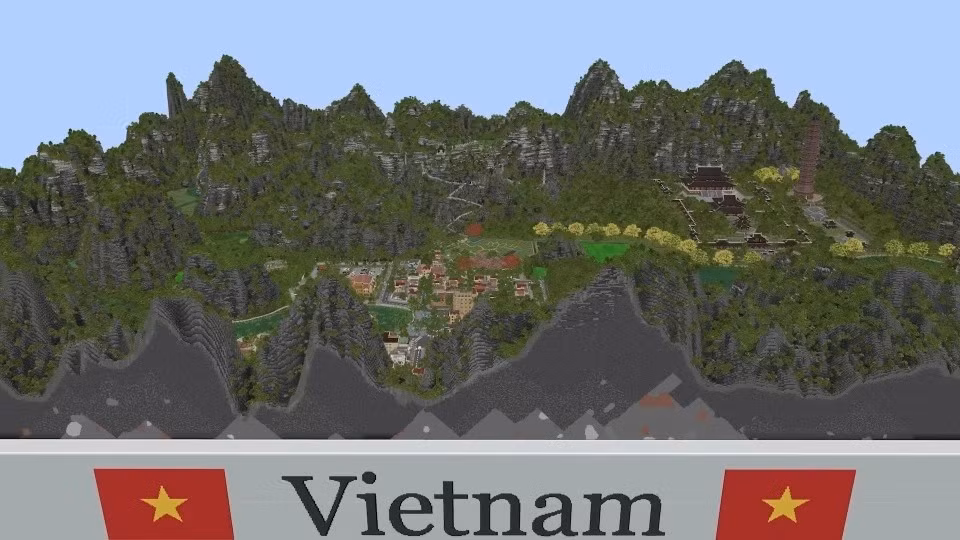 Đại diện Việt Nam là team builder do YouTuber Neji dẫn dắt, lựa chọn Ninh Bình làm cảm hứng chủ đạo cho công trình dự thi.