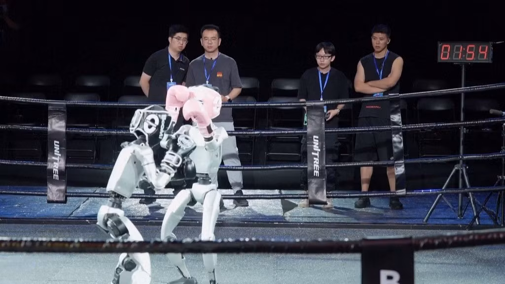 Các chiến thuật như “áp lực ổn định” hay “trí nhớ cơ bắp” giúp robot phản ứng nhanh.(Ảnh: China Plus South Africa)