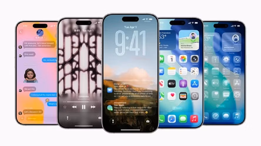 Tại sự kiện WWDC 2025, Apple chính thức giới thiệu iOS 26 với giao diện hoàn toàn mới.