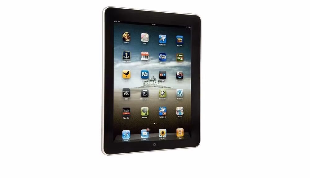 iPad thế hệ đầu sở hữu màn hình 9.7 inch, chip do Apple tự thiết kế, pin 10 giờ và mức giá khởi điểm 499 USD.