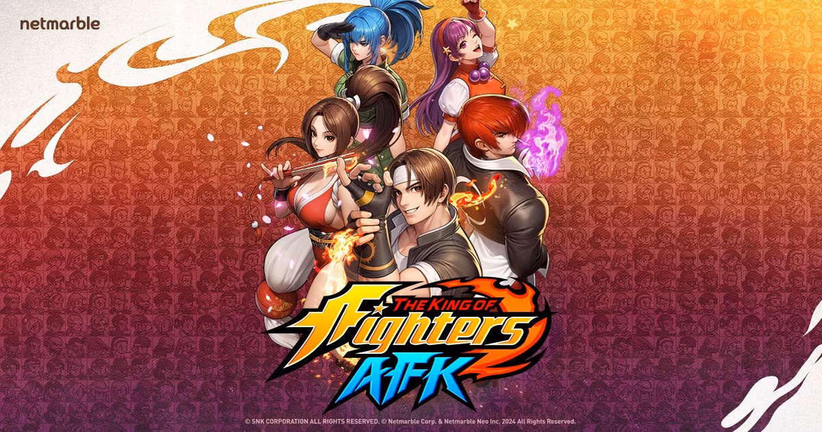 2. THE KING OF FIGHTERS AFK mang lại trải nghiệm idle RPG kết hợp pixel art hoài niệm cùng dàn nhân vật KOF huyền thoại.