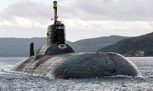 Tàu ngầm hạt nhân Typhoon lượn lờ ở Baltic, NATO phát hoảng