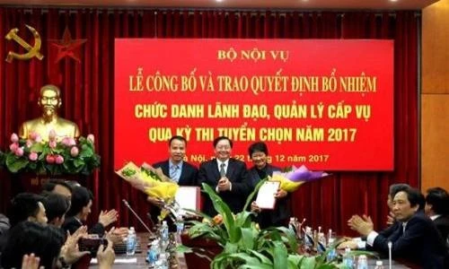 Bộ Nội vụ thi tuyển 4 chức danh lãnh đạo, quản lý 